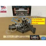 USA REBUILT ALUMINUM 1966 1967 CADILLAC ELDORADO DEVILLE FLEETWOOD CALAIS WATER PUMP SINGLE OUTLET WITH GASKET & SEAL